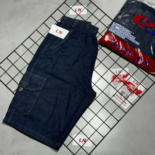 Bermuda Cargo Dazzling Jeans Escuro em Oferta na Shopee