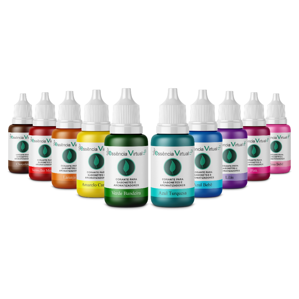 Corante Cosmético Líquido - 100ml - Escolha a Cor | Essência Virtual