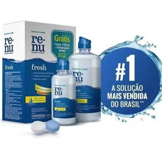 Renu Fresh Solução Multiuso Para Lentes Kit 355ml +120ml em Oferta na Shopee