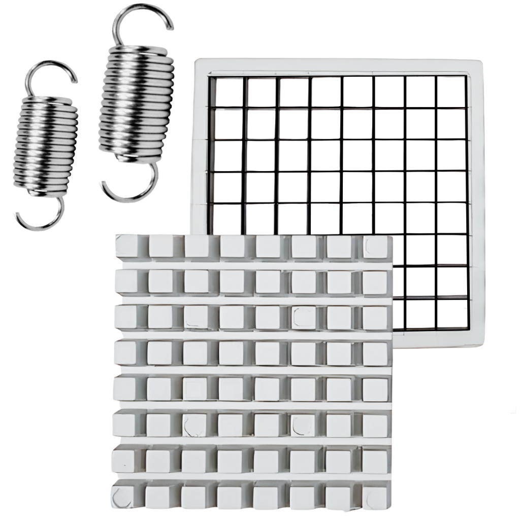 Kit Lâmina Navalha Macho e Fêmea + Mola Para Picador Fatiador de Legumes Pequeno