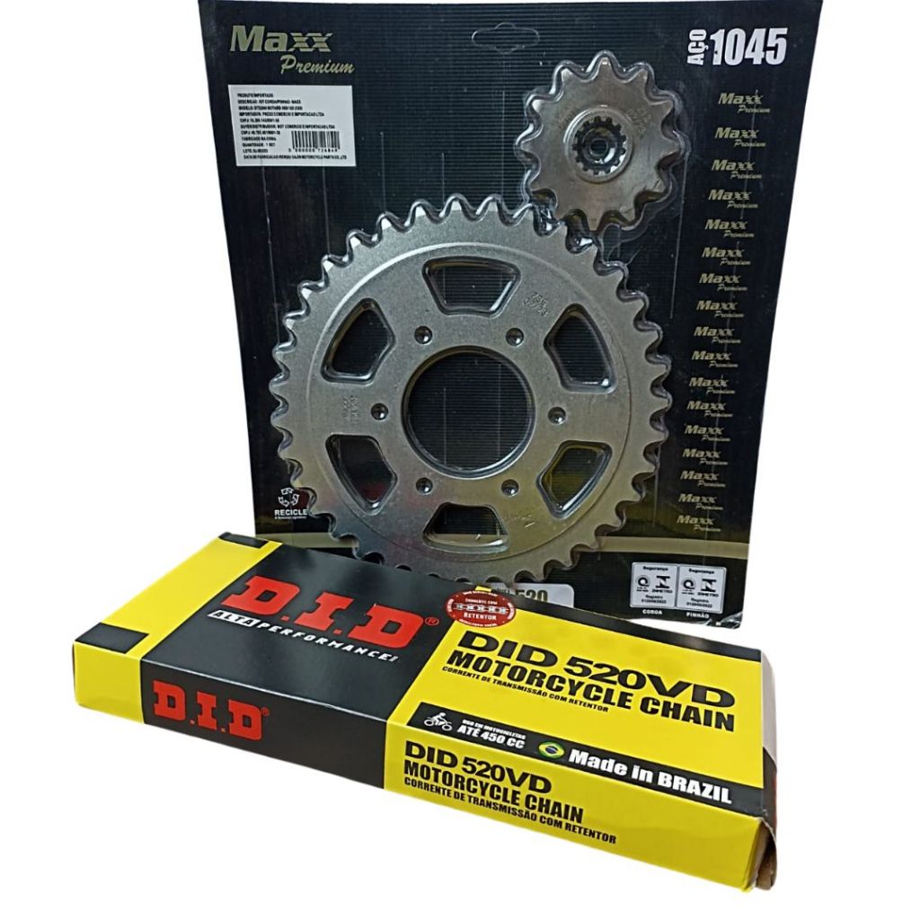 Kit Relação Com Retentor Sundown Stx 200/ Motard 520/106