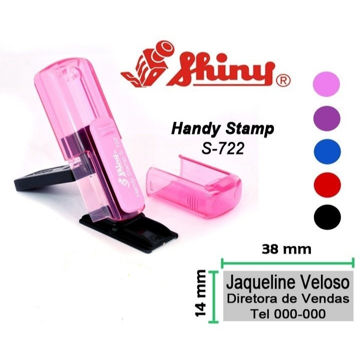 Carimbo Handy-stamp S-722 - Personalizado em Oferta na Shopee
