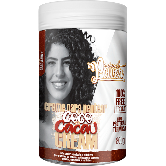 Creme de Pentear Soul Power Côco e Cacau Cream 800gr