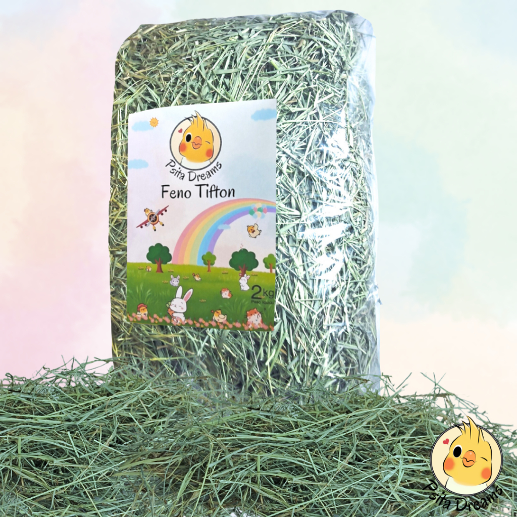 2kg De Feno Tifton Tipo A Psita Dreams Coelho, hamster, Porquinho da Índia, Roedores