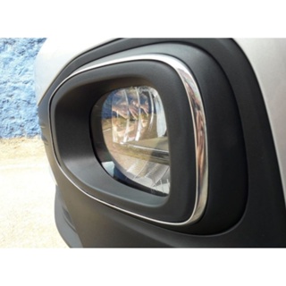 Aplique Cromado Parachoque T-Cross Detalhe Farol Neblina Moldura em Oferta na Shopee