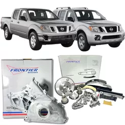 Kit Corrente Distribuição Bomba Oleo Nissan Frontier 2.5 16v 2006 2007 2008 2009 2010 2011 2012
