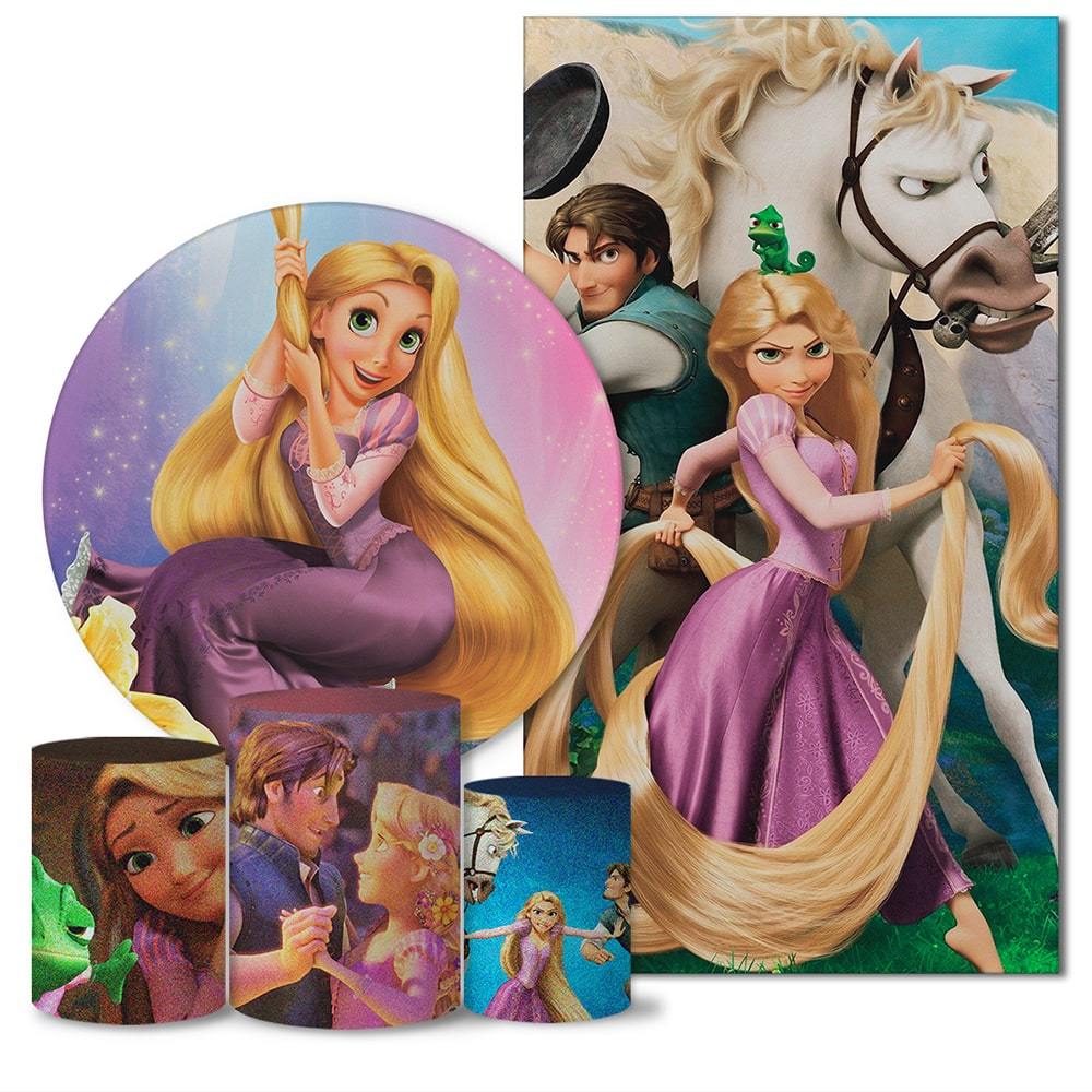 Trio Capas + Painéis Casado Tema Princesa Veste Fácil Enr