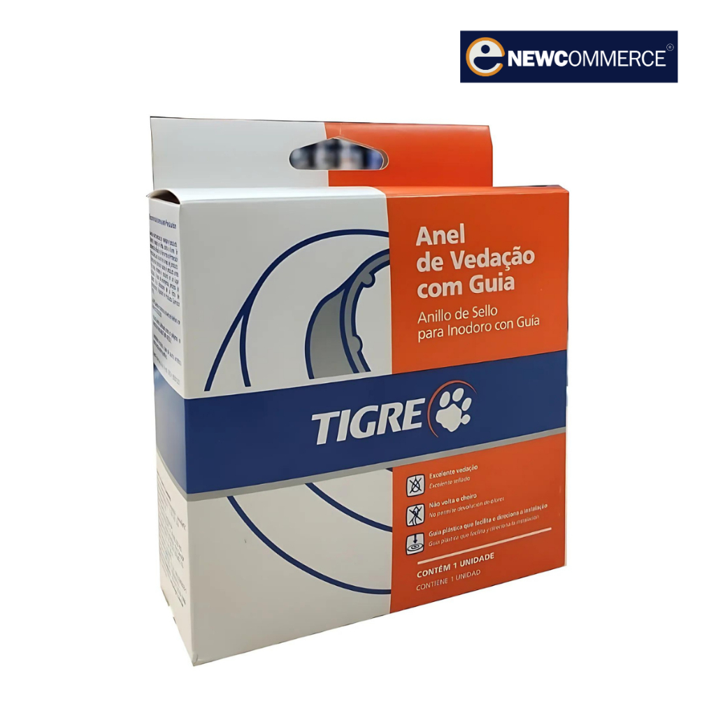 Anel De Vedação c/ Guia para Bacia Vaso Sanitário 270g Tigre