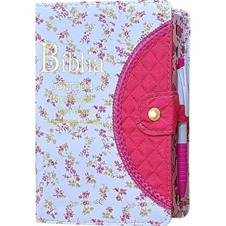 Bíblia Sagrada Letra Hiper Gigante com Harpa Almeida Luxo Índice em Oferta na Shopee