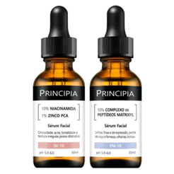 Kit 2 Séruns Principia Niacinamida + Peptídeos Matrixyl