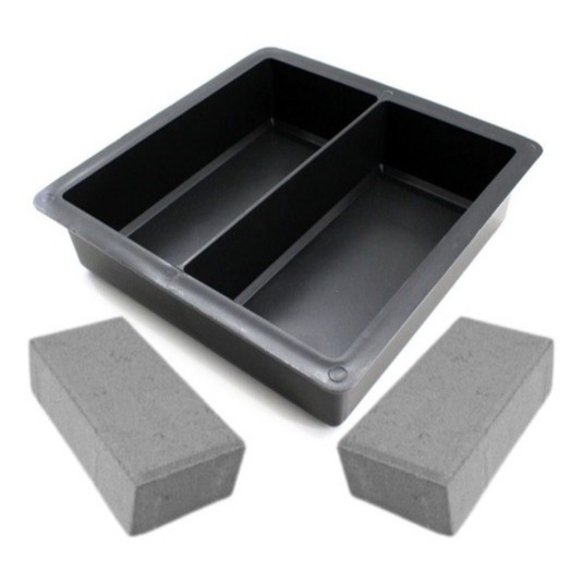 Forma Molde p Tijolo Calçada 20x10x4 Piso Exterior Cimento Concreto