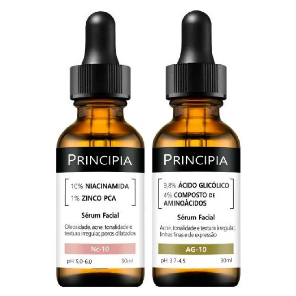 Principia Kit Duplo Niacinamida + Ácido Glicólico em Oferta na Shopee