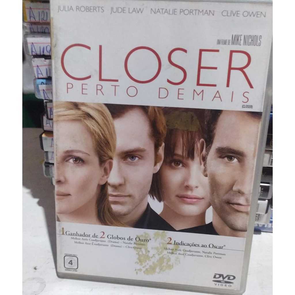Dvd Closer Perto Demais Filme 100% Original Natalie Portman dvd