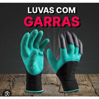 Luva Com Garras Cavar Terra Plantar Proteger Jardim em Oferta na Shopee