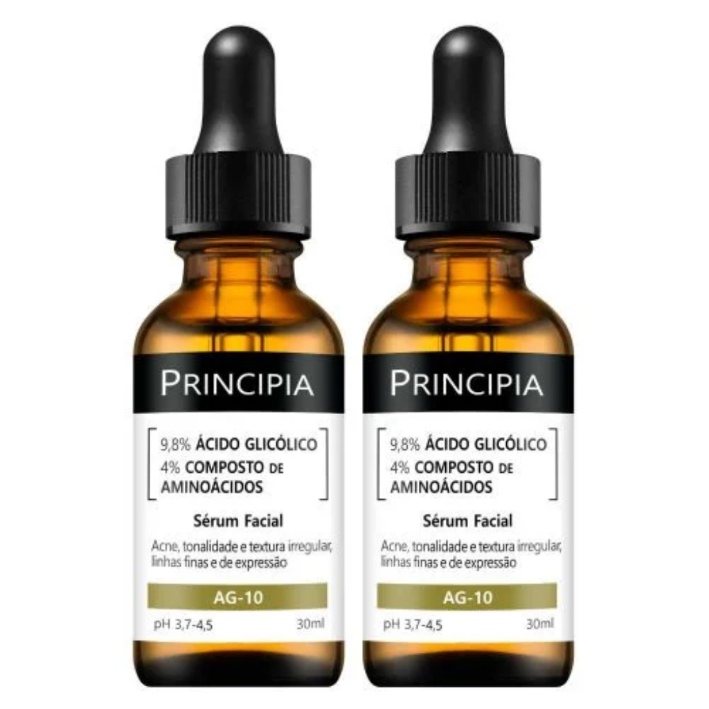 Kit 2 Séruns Renovador Principia 9,8% Ácido Glicólico - Beauty