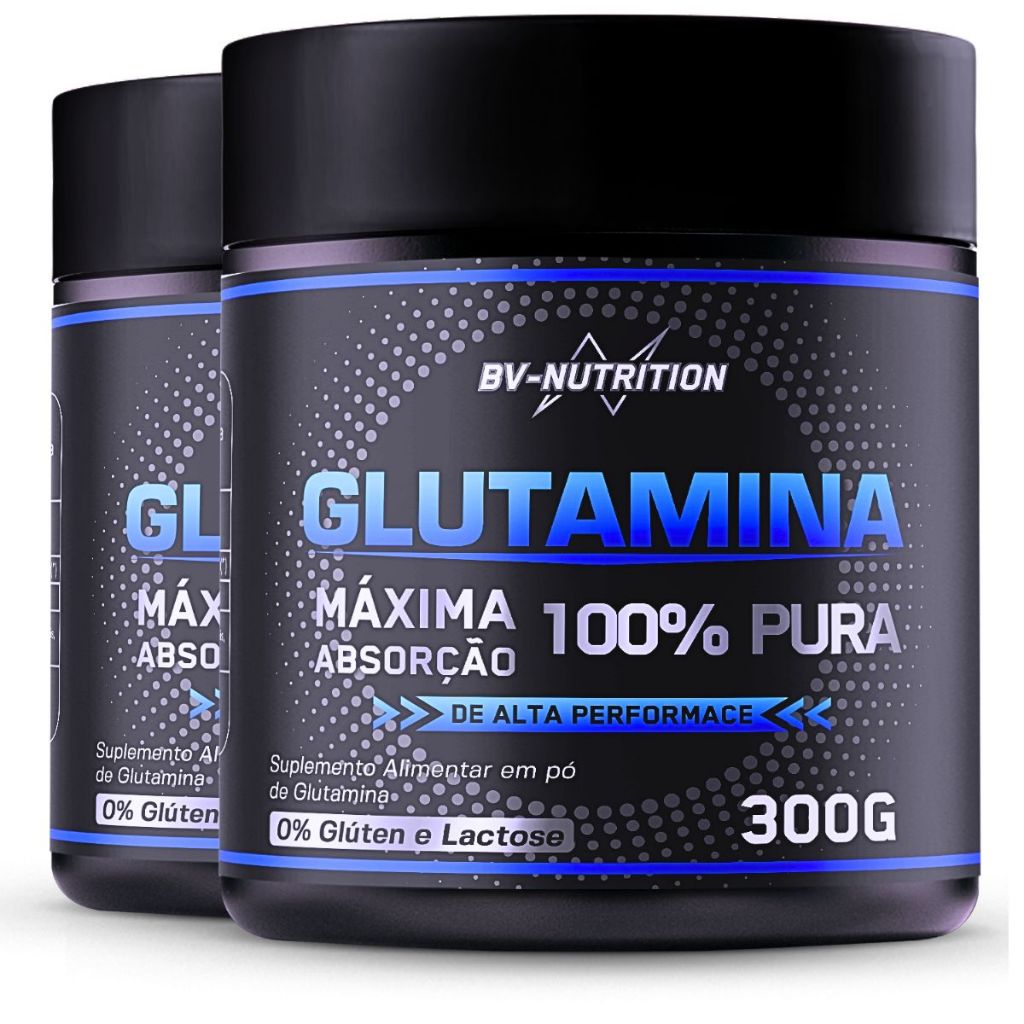 L-Glutamina 100% Pura 300g BV NUTRITION