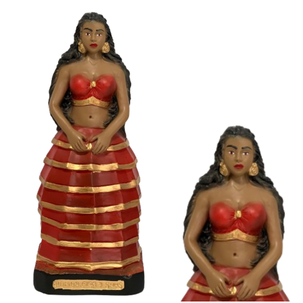 Imagem Pomba Gira 7 Saias 23 cm Linda Sete Saias Umbanda/Candomblé