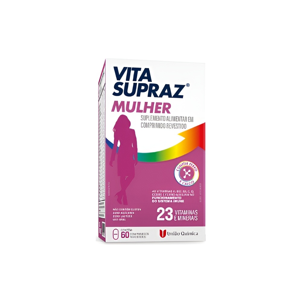 Revitalizante Vita Supraz Mulher C/ 60 Cps - Suplemento Vitamínico em Oferta na Shopee