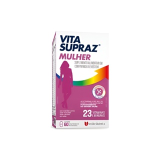 Revitalizante Vita Supraz Mulher C/ 60 Cps - Suplemento Vitamínico em Oferta na Shopee