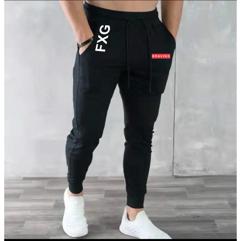 calça jogger malha fxg gringa estilosa blogueiro treino academia passeio