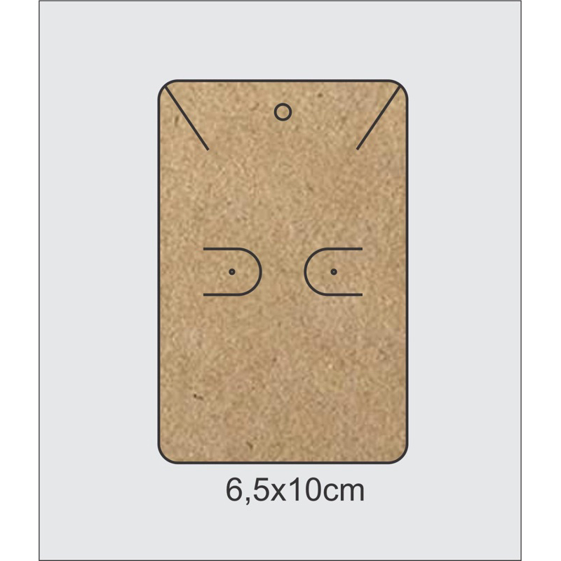 kit Tags para brincos e colar tamanhos e modelos variados