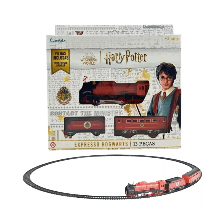Expresso De Hogwarts Ferrovia Mágica Harry Potter 13 Peças