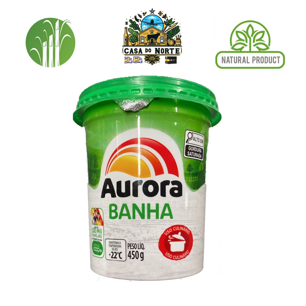 BANHA DE PORCO 100% NATURAL SUINA 400G em Oferta na Shopee