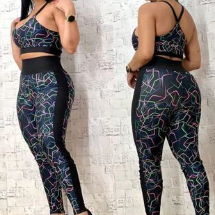 Roupa De Academia Conjunto Fitness Estampados