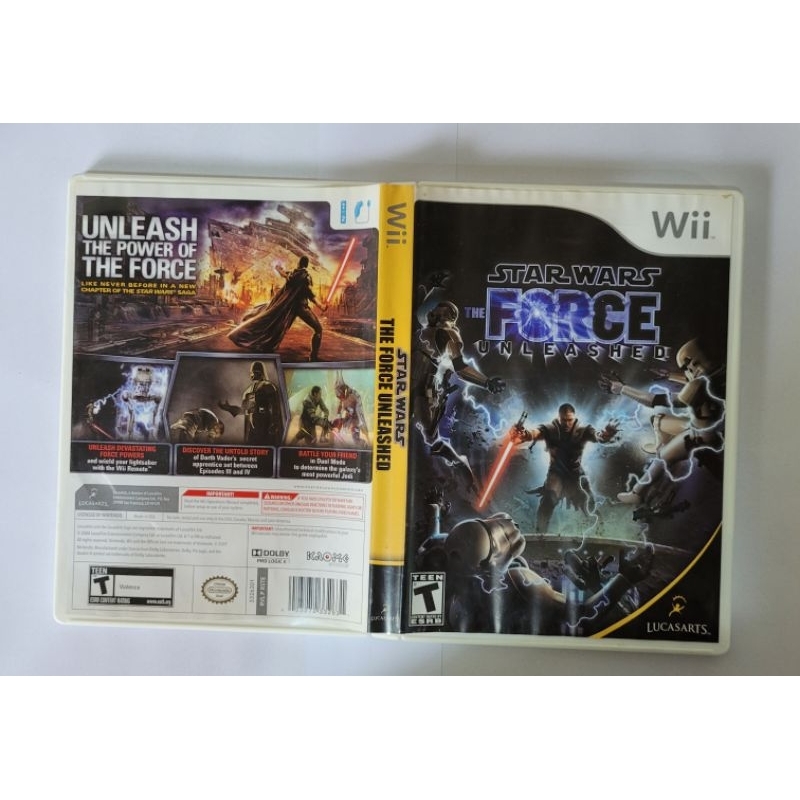 Jogo Star Wars The Force Unleashed Wii