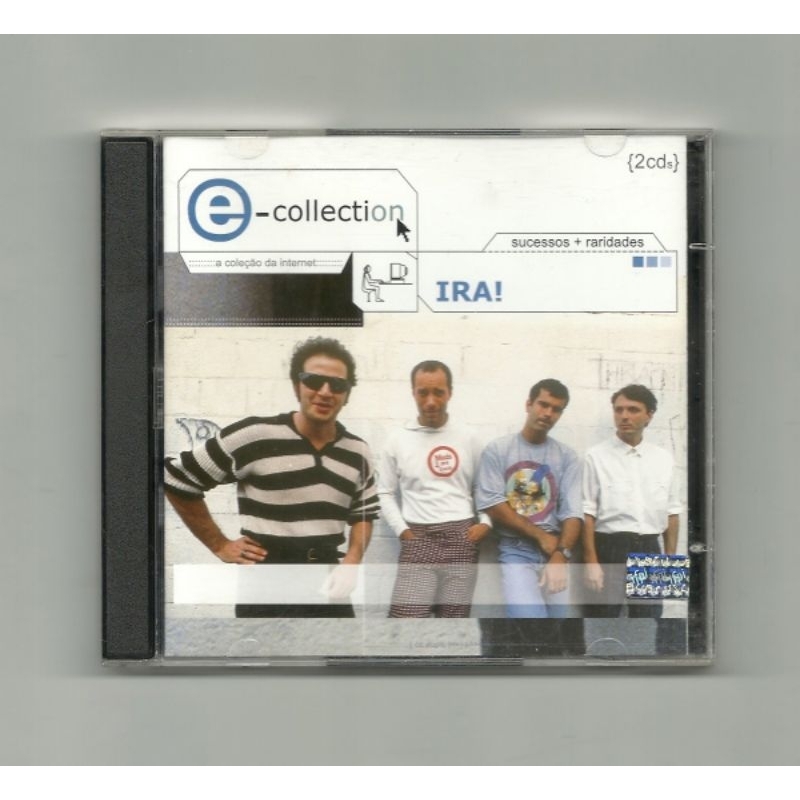 CD Duplo - Ira! (E-collection - sucessos + raridades) - Nacional - 2000 - gênero: latin, rock - estilo: pop rock