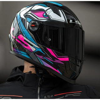 CAPACETE LS2 CLASSIC FF358 X DRON CYAN em Oferta na Shopee