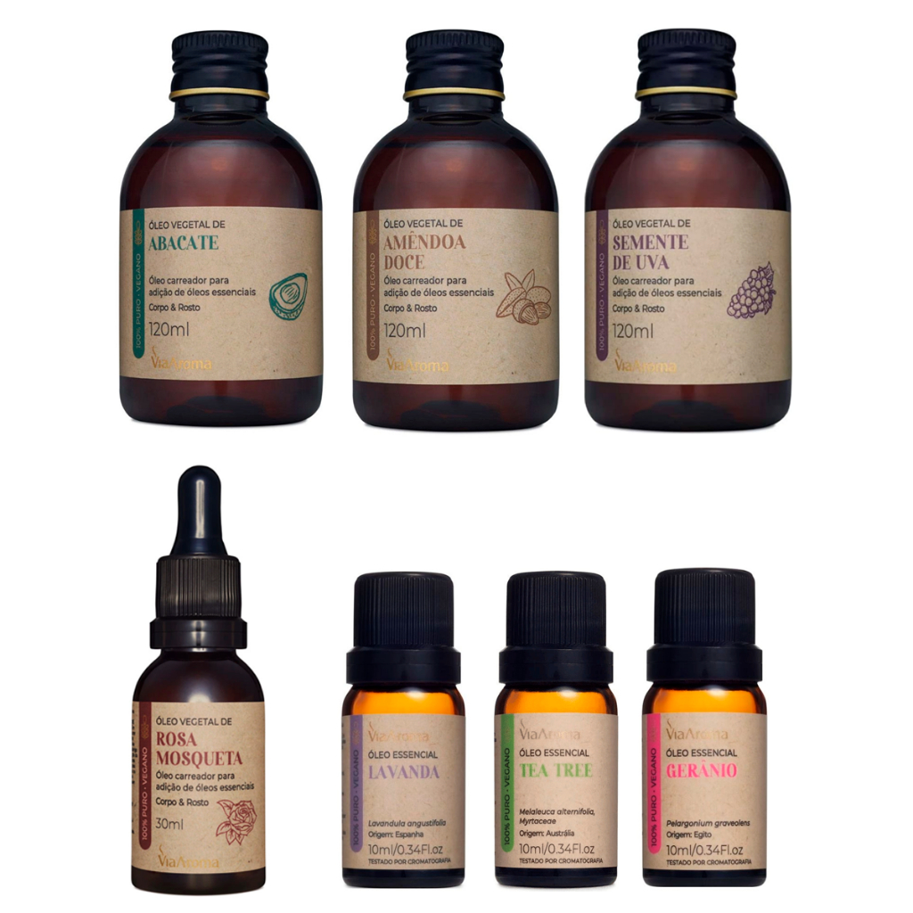 Óleo Vegetal p/ óleo essencial óleo carreador semente de uva amendoa doce abacate rosa mosqueta em Oferta na Shopee