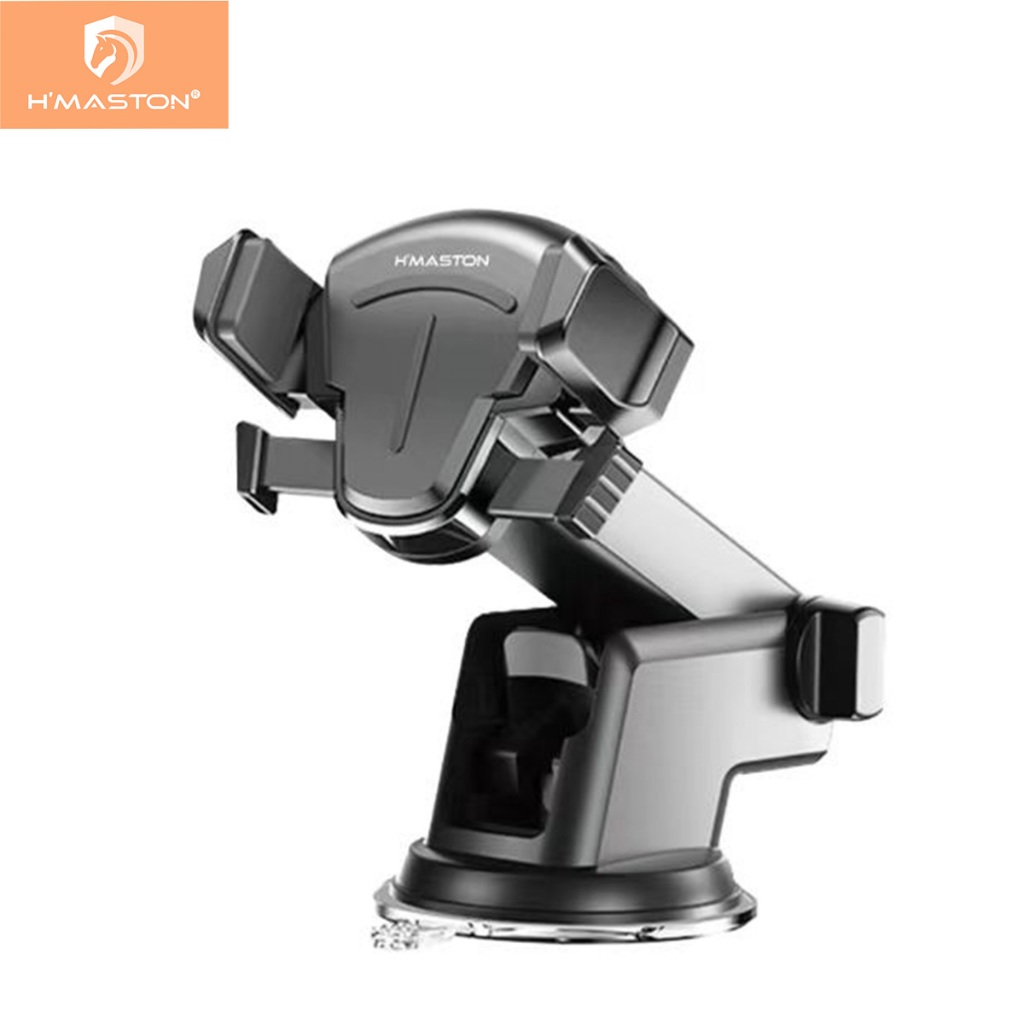 H'Maston CJ-502/CJ-63  Suporte de Celular para carro viagem ventosa painel gps Trava Automática em Oferta na Shopee