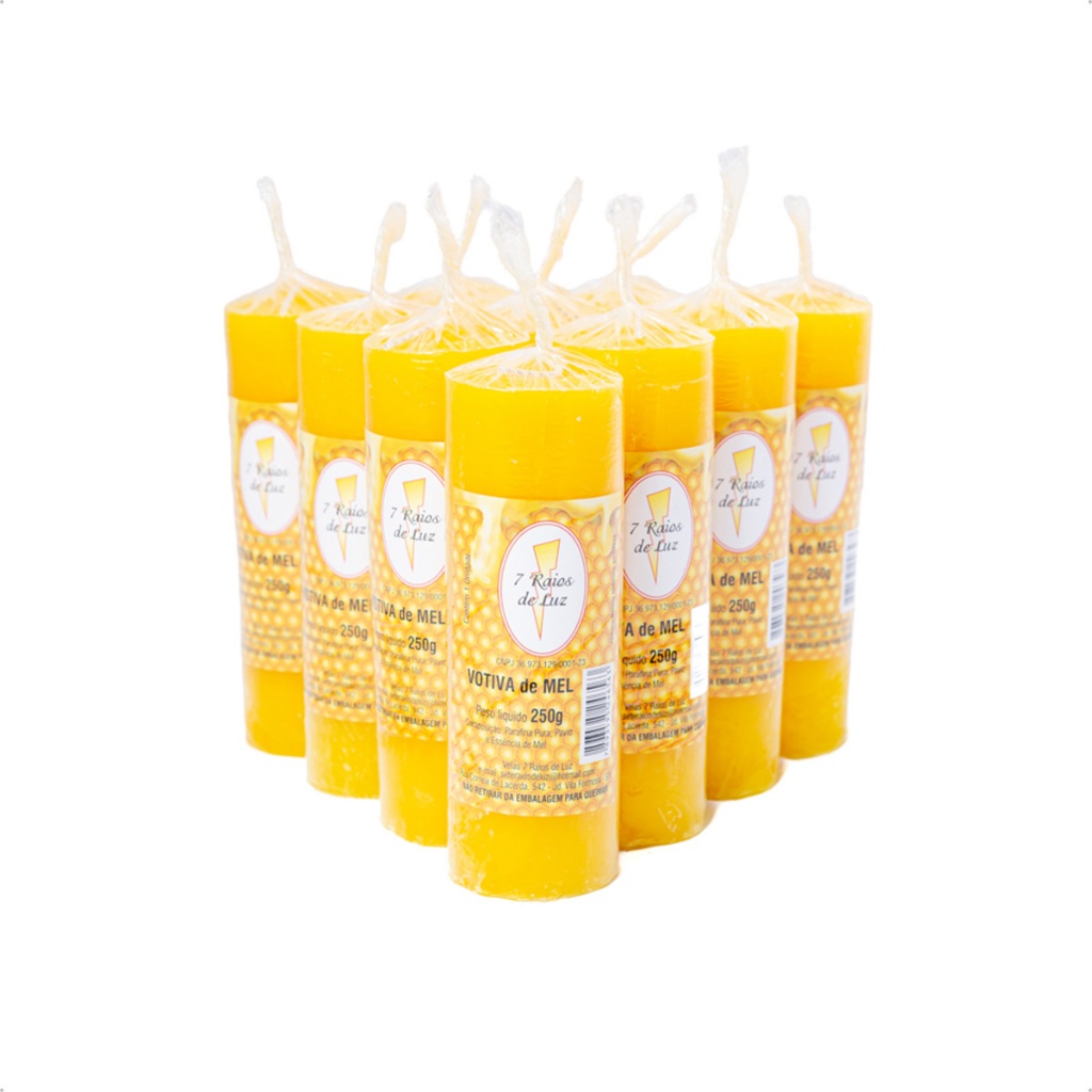 Kit 6 und Velas Votivas 7 Dias de Mel 260gr cada em Oferta na Shopee