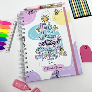 Devocional Feminino Teens Caderno Diário para Estudo Bíblico em Oferta na Shopee