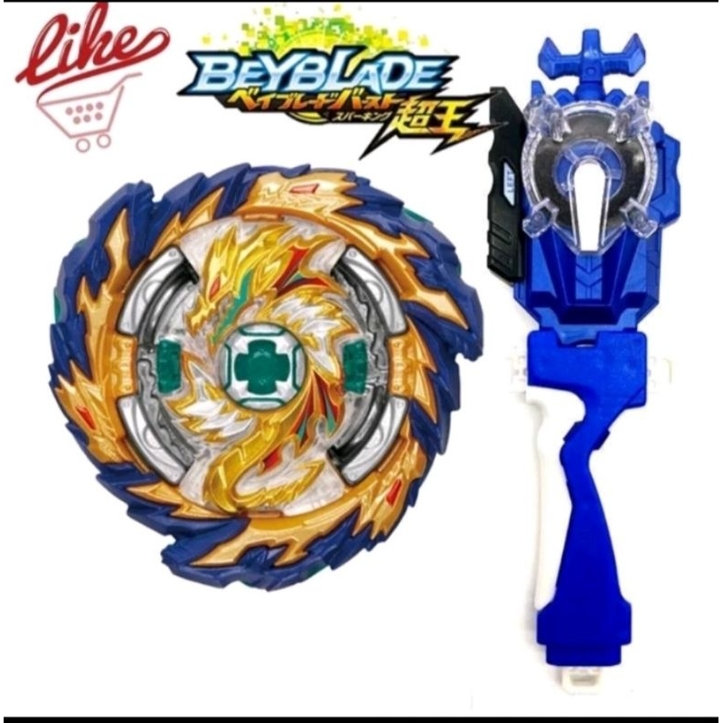 beyblade bust revive phoenix com lançador hand gripbrinquedo infantil foto ilustrativa!