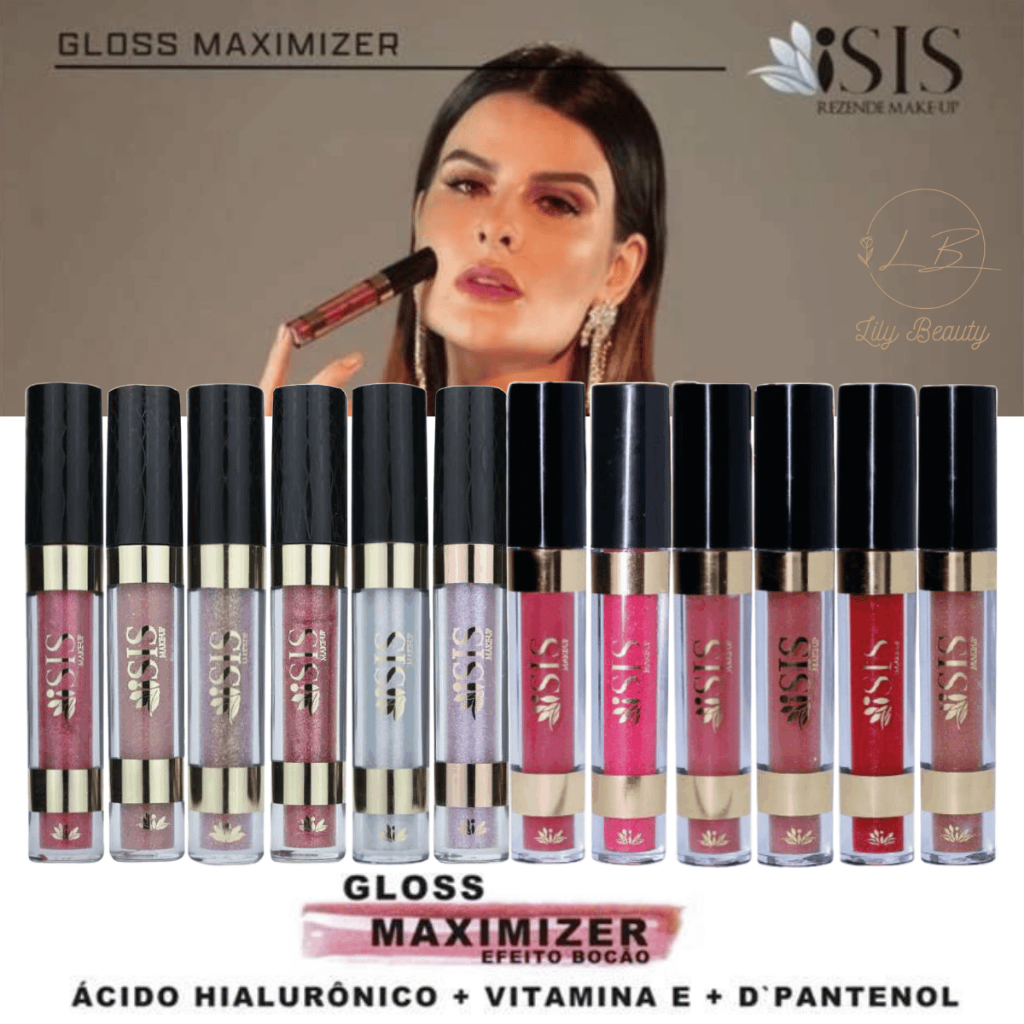 Gloss Efeito Bocão Maximizer Volume e Hidratação - Isis Rezende Original