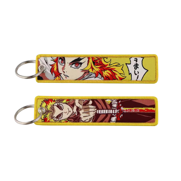 Chaveiro Bordado - Kyojuro Rengoku (Caçador de Demônios Caçador de Demônios)