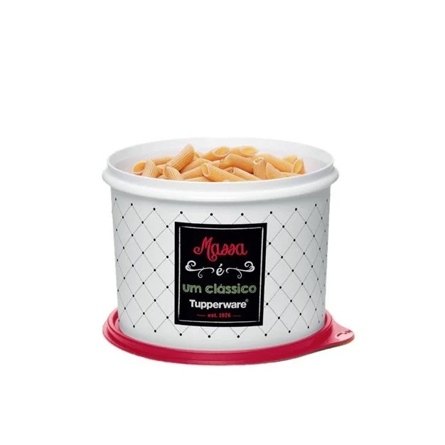 Porta Mantimentos Tupperware Caixa de Massa Bistrô 2,4 Litros