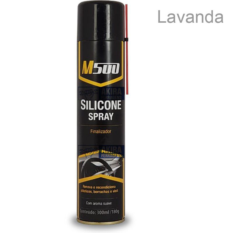 Silicone spray automotivo M500 finalizador lavanda 300ml