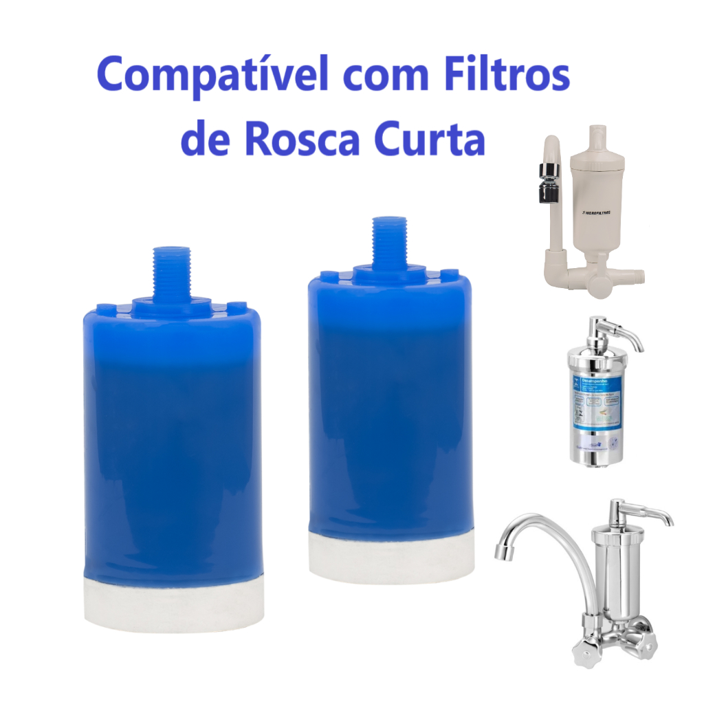 Refil Vela Rosca Curta Universal Para Filtro Tipo Bica Móvel