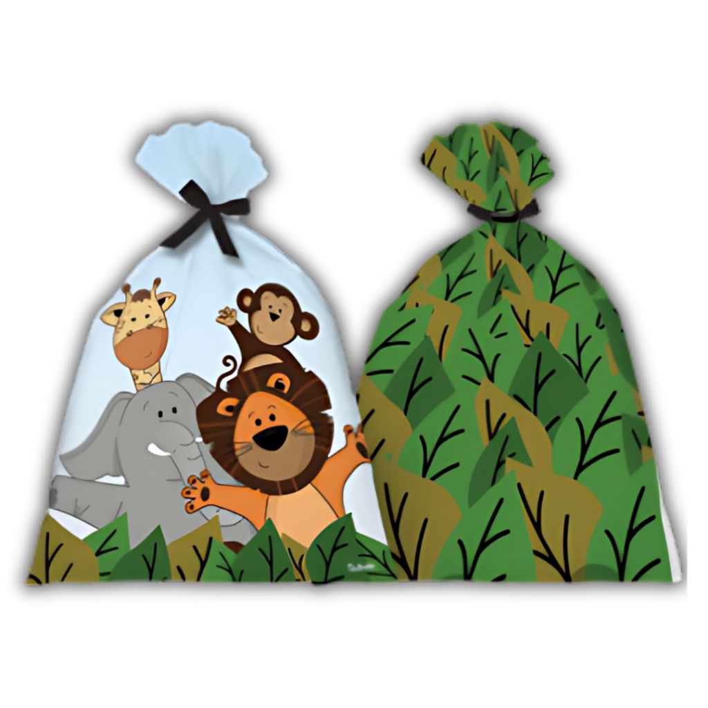 8 ~ 40 SACOLA  SAFARI  LEMBRANCINHA  FESTA FESTCOLOR