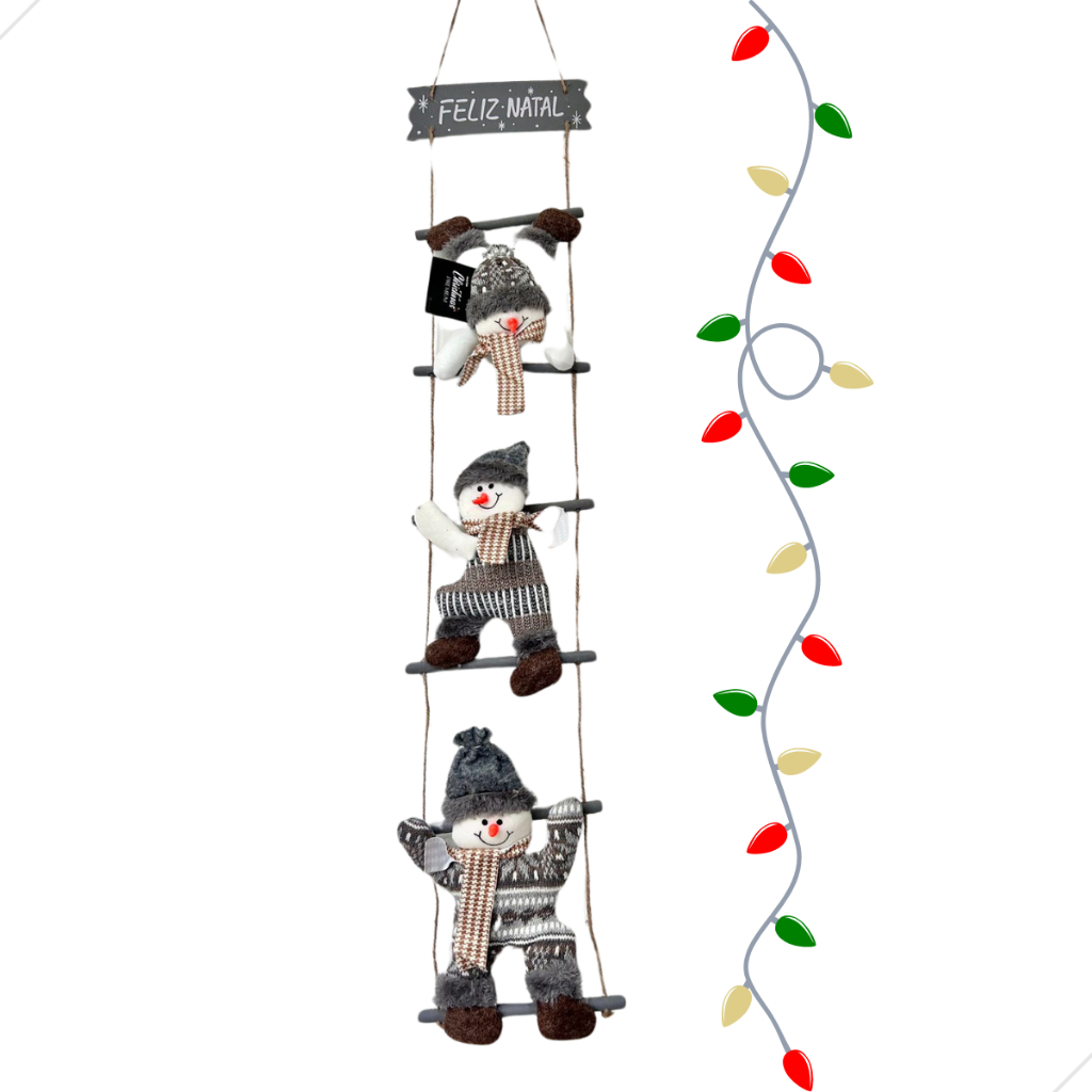 Enfeite Natal Guirlanda Papai Noel Boneco De Neve Porta