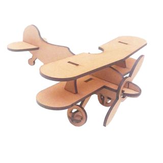 Kit 10 Mini Avião Aviãozinho 8 cm mdf quebra cabeça 3d lembrancinha festa Pequeno Principe aviador em Oferta na Shopee