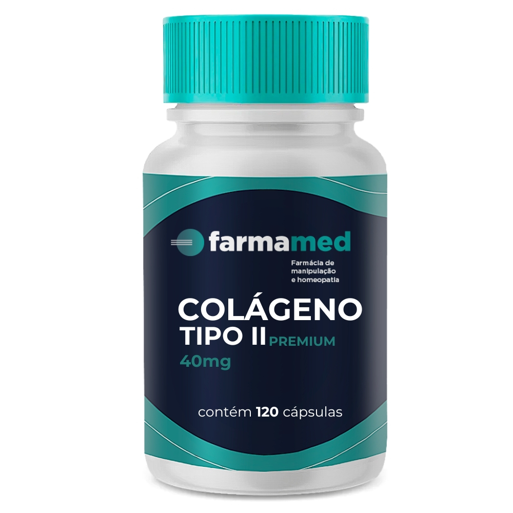 Colágeno Tipo 2 ll Premium 40mg -  Ideal Para Articulação; Coluna; Joelho e Inflamações