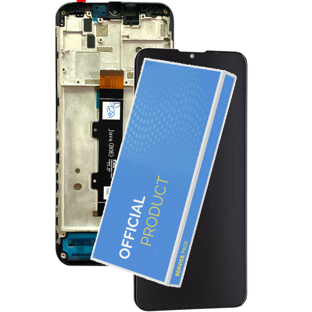 Tela Frontal Display Touch Compatível Moto G20 / G30 / G10 + Com Aro Chassis + 1 Ano Garantia!