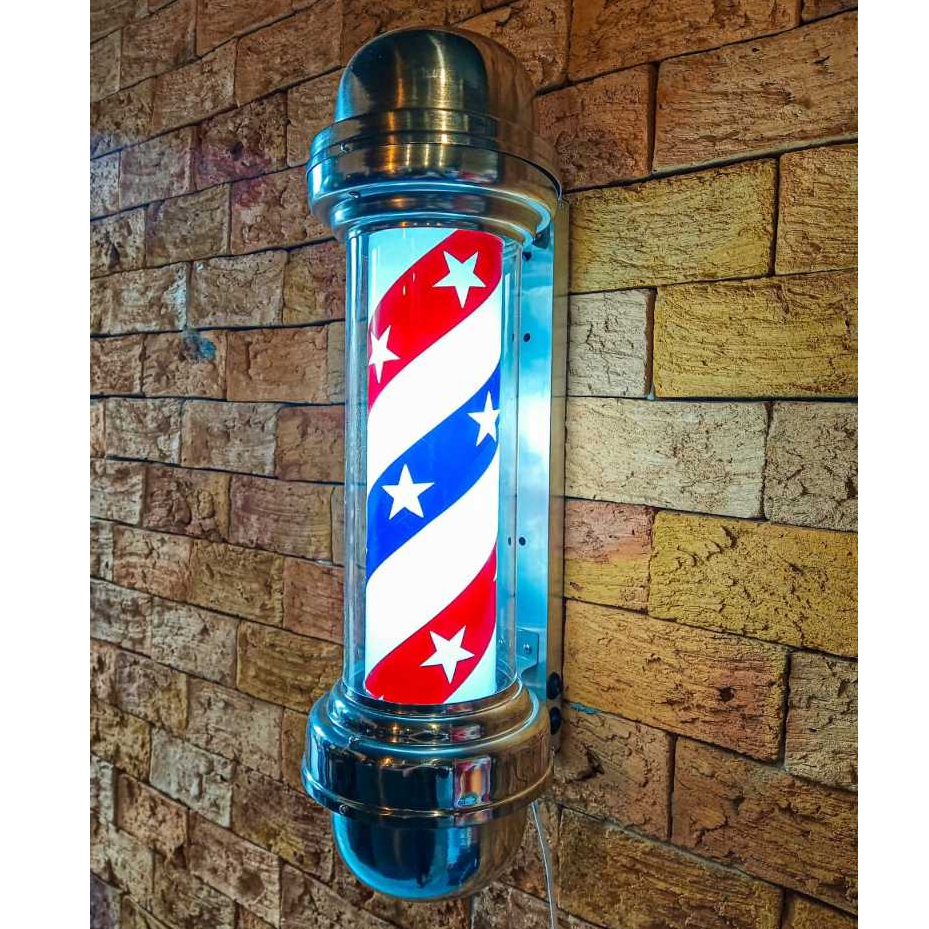 BARBER POLE 65CM ESTRELA SEM GLOBO BIVOLT MEGAN