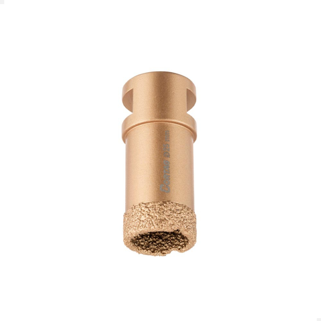 Serra Copo Para Esmirilhadeira Diamantada 25mm Cortag Para Porcelanatos, Pisos, Pedras e Mármores