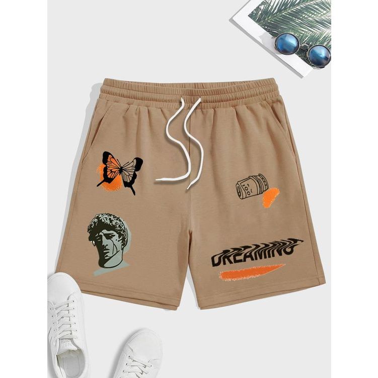 Bermuda Moletom Streetwear Shortinhos Flanelados Tecido Premium Moda Masculina