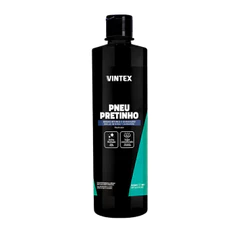Pneu Pretinho Brilho Intenso Vintexx 500 ml + Pincel de detalhamento